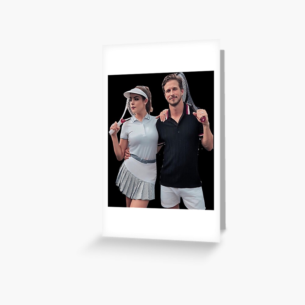 Liz Gillies And Adam Huber Dynasty Sticker Greeting Card By