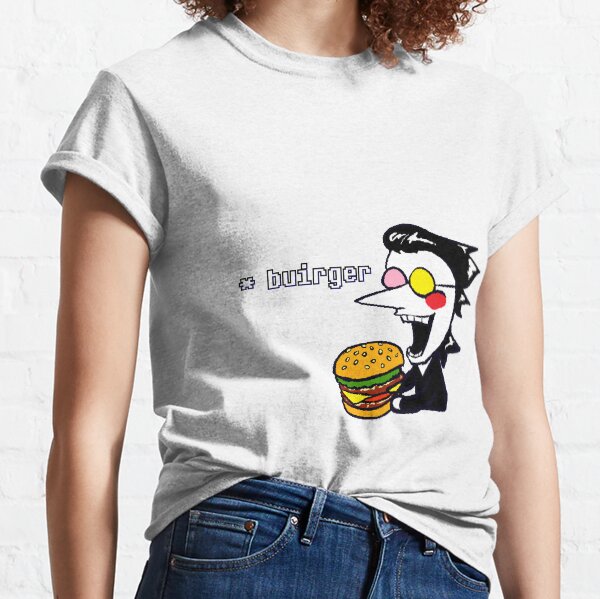 Item preview, spamton eating buirger designed and sold by dishbug.