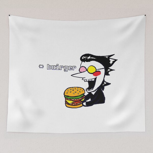 Item preview, spamton eating buirger designed and sold by dishbug.