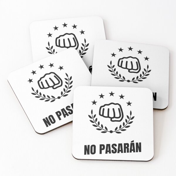 Item preview, No pasaran , support movement   designed and sold by PraxiStudio.
