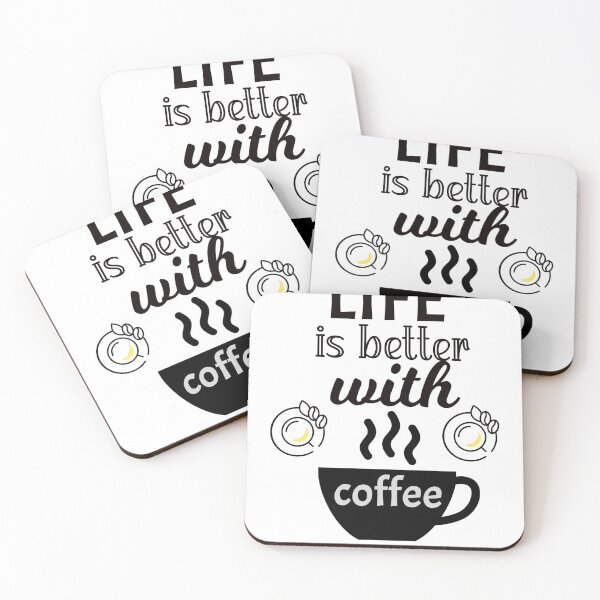 Item preview, Life is better with coffee designed and sold by theredsharp.