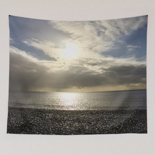 Item preview, Seascape Drama  Budleigh Salterton Devon, England.  designed and sold by Angela Haig-Harrison.