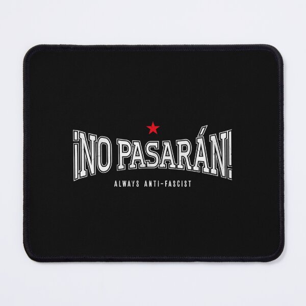 Item preview, No pasarán - stay strong against fascism and racism   designed and sold by PraxiStudio.