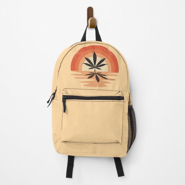 Item preview, Cool Pot Leaf Stoner Liquid Sunset (Orange) designed and sold by YomeHayin.