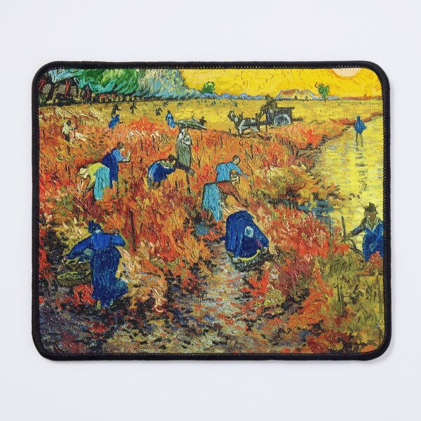 Item preview, The Red Vinyard by Van Gogh - Vintage Art designed and sold by RickE.
