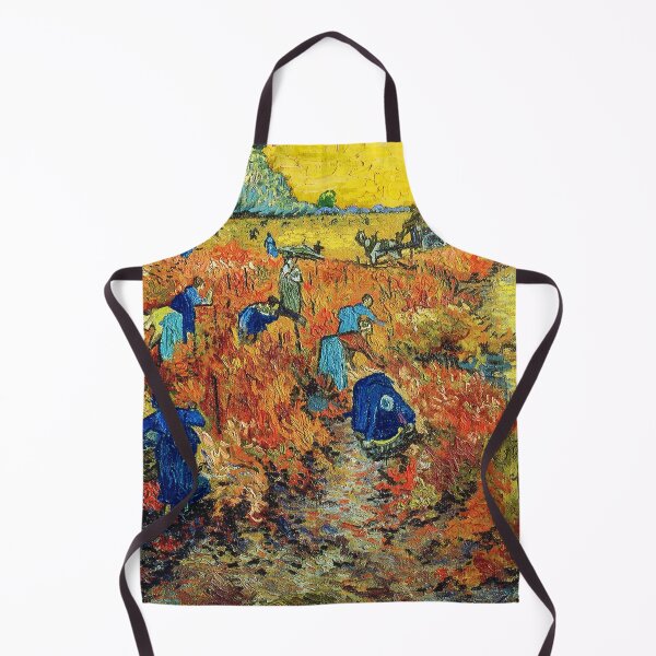 Item preview, The Red Vinyard by Van Gogh - Vintage Art designed and sold by RickE.