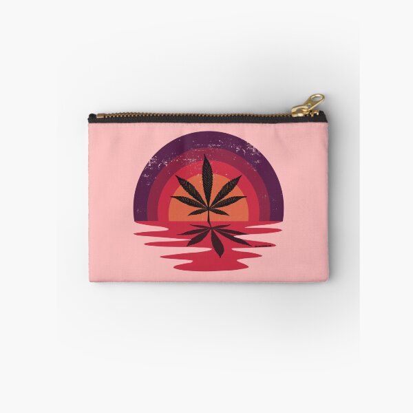 Item preview, Cool Pot Leaf Stoner Liquid Sunset (Red) designed and sold by YomeHayin.