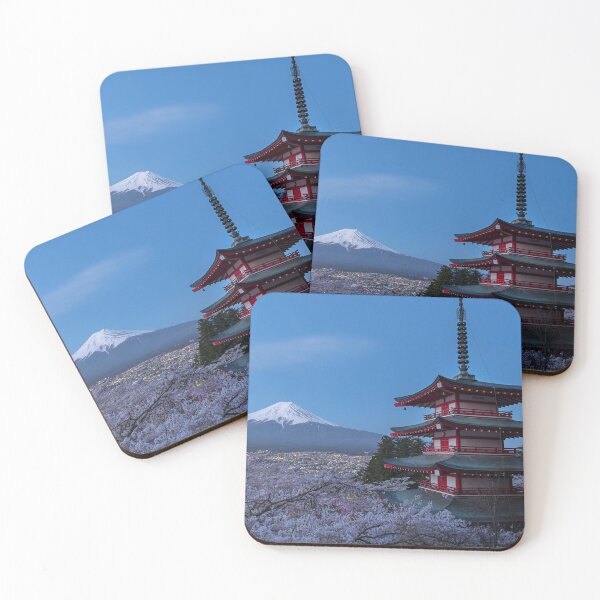 Item preview, Chureito Pagoda during Spring - Yamanashi, Japan designed and sold by Jordan McChesney.