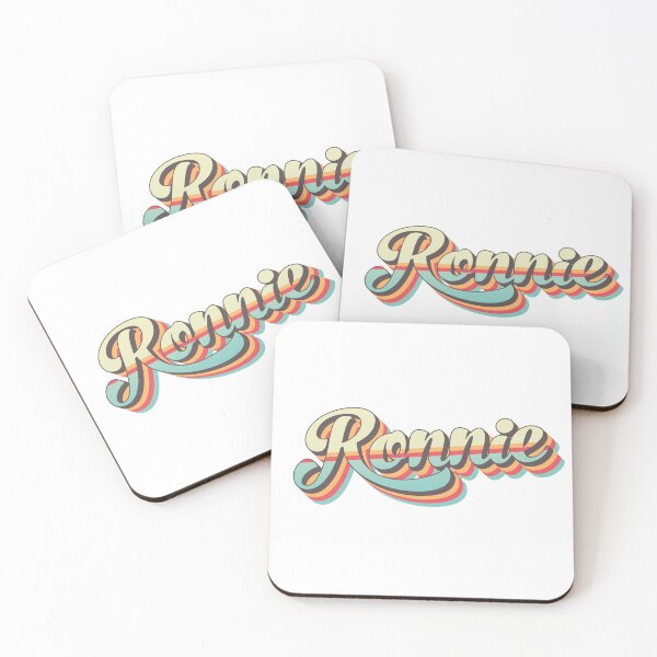 Item preview, Ronnie name - cool 70s retro font surf style design designed and sold by NameTheory.