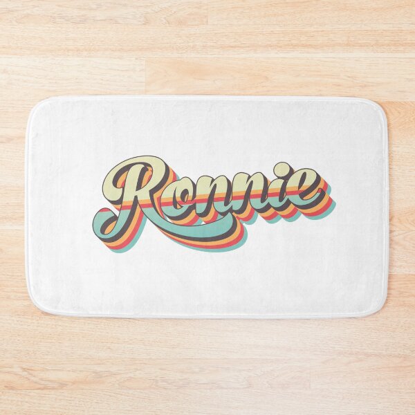 Item preview, Ronnie name - cool 70s retro font surf style design designed and sold by NameTheory.