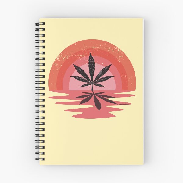 Item preview, Cool Pot Leaf Stoner Liquid Sunset (Pink) designed and sold by YomeHayin.