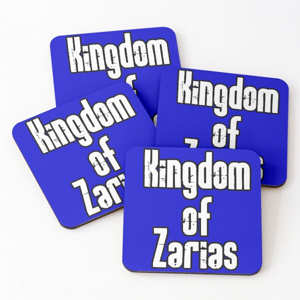 Item preview, Kingdom of Zarias Logo- White on Blue designed and sold by Greenwood2112.