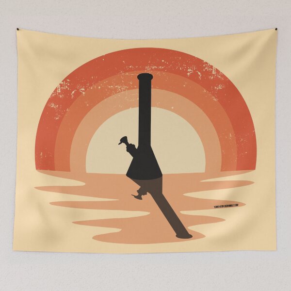 Item preview, Cool Bong In The Sunset (Orange) designed and sold by YomeHayin.