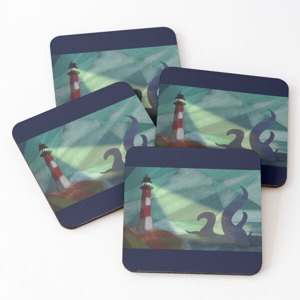 Item preview, The Lighthouse and the Kraken  designed and sold by VanHollowStudio.
