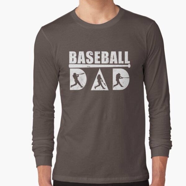 Baseball Dad Apparel Dad Baseball Funny Player Kids Long Sleeve Shirt