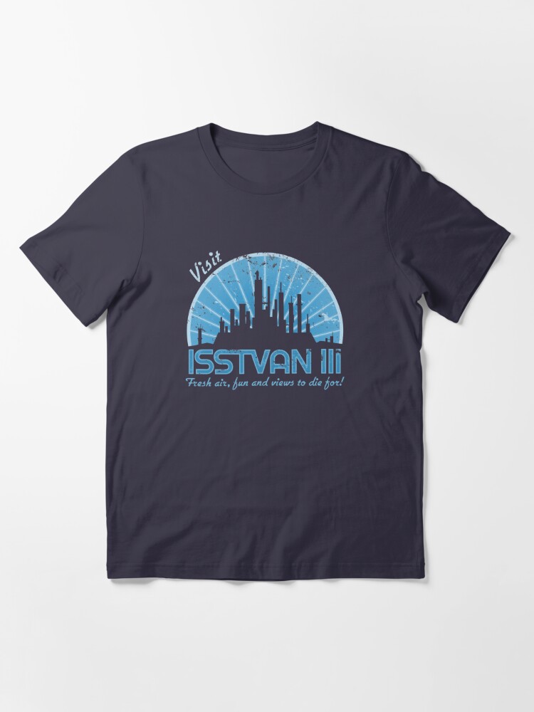 Alternate view of Visit (blue) Essential T-Shirt