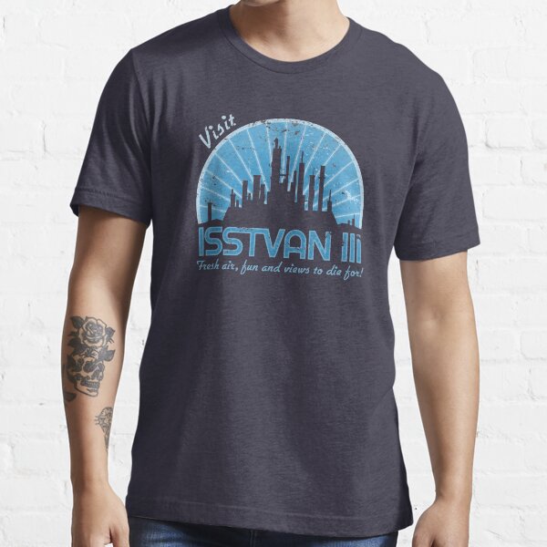 Visite (bleu) T-shirt essentiel