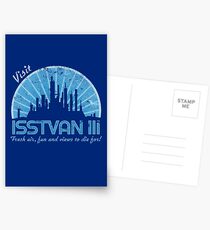 Visit (blue) Postcards