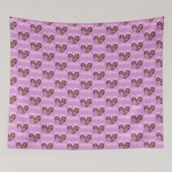Item preview, Pink Fly like a butterfly designed and sold by Click-Like.