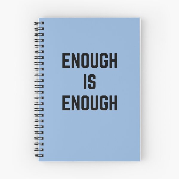 Item preview, Enough is enough slim fit t-shirt Classic T-Shirt designed and sold by PetraHoffmann.