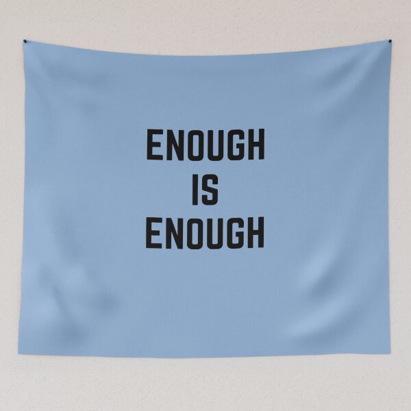 Item preview, Enough is enough slim fit t-shirt Classic T-Shirt designed and sold by PetraHoffmann.