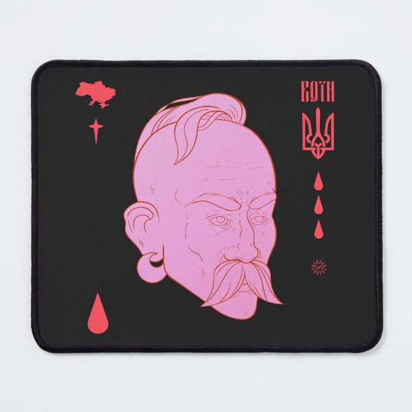 Item preview, ✧ Ukrainian warrior Kozak/Cossack merch (red) ✧ designed and sold by VeronikaDesign.