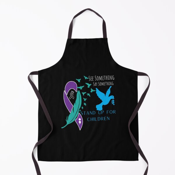 Item preview, See Something Say Something Child Abuse Awareness Ribbon designed and sold by Ssirsohso.