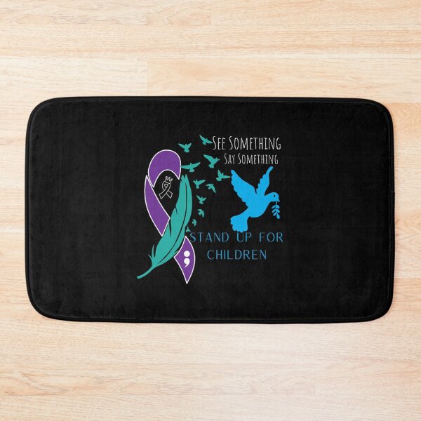 Item preview, See Something Say Something Child Abuse Awareness Ribbon     designed and sold by Ssirsohso.