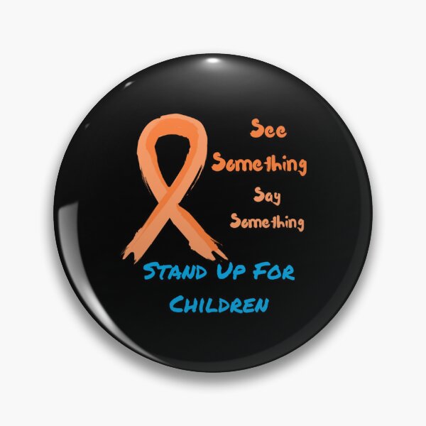 Item preview, See Something Say Something Child Abuse Awareness Ribbon   designed and sold by Ssirsohso.