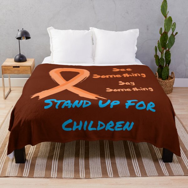 Item preview, See Something Say Something Child Abuse Awareness Ribbon designed and sold by Ssirsohso.