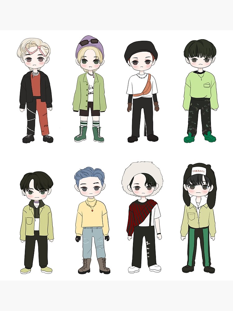 Stray Kids Maniac Poster For Sale By Cute Chibi Art Redbubble