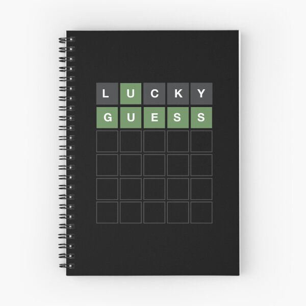 Item preview, Wordle Lucky Guess - Funny Wordl Grid Word Game Design designed and sold by MintGubbins.