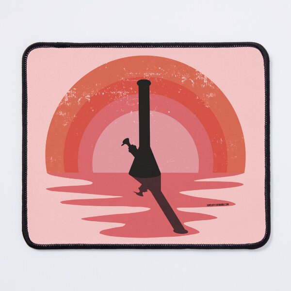 Artikelvorschau, Cool Bong In The Sunset (Pink) entworfen und verkauft von YomeHayin.
