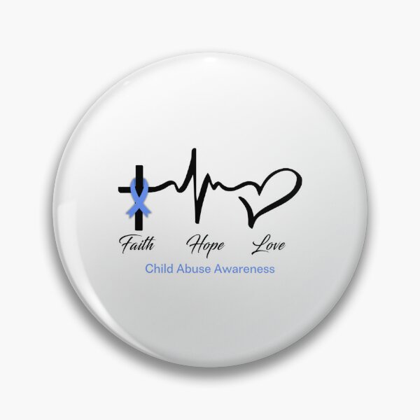 Item preview, Faith Hope Love Child Abuse Awareness   designed and sold by Ssirsohso.