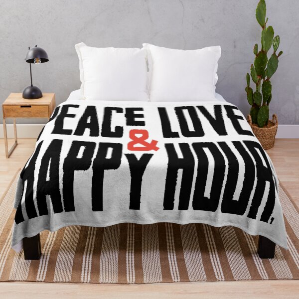 Aperçu de l'œuvre Peace Love Happy Hours Time Live créée et vendue par bgyg.