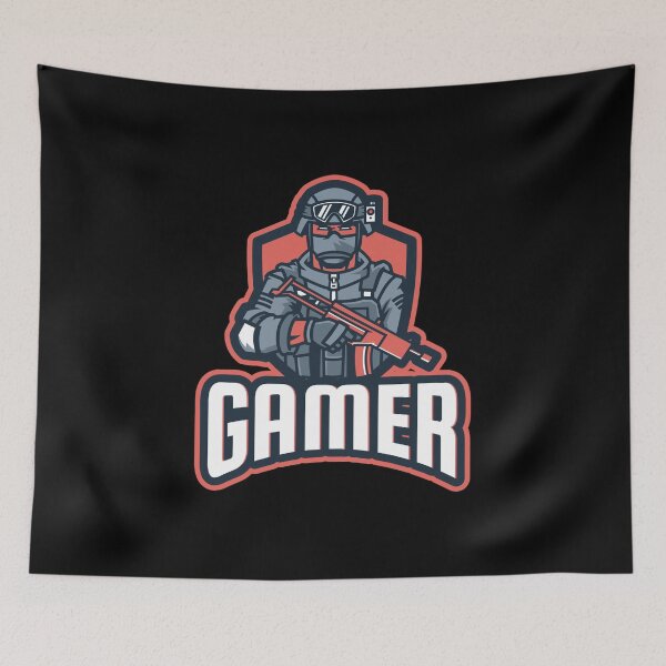 Item preview, Gamer with Military Shooter designed and sold by PRIVARSHU.