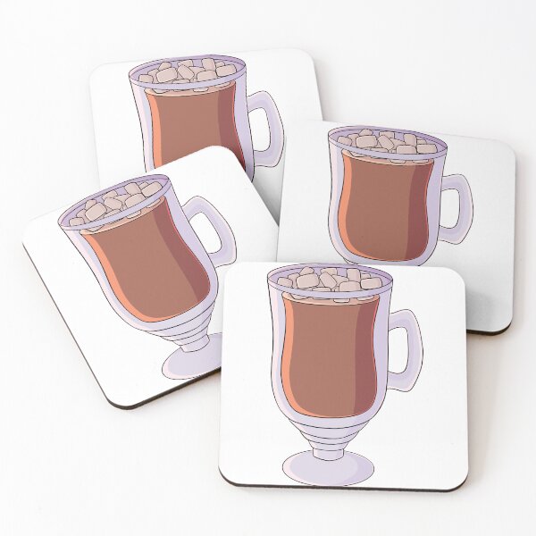 Item preview, Cup of hot chocolate with marshmallows designed and sold by ValeryFlame.