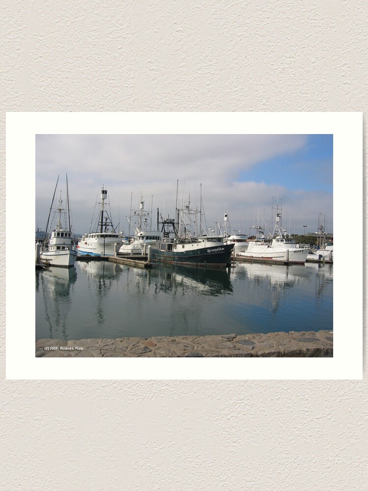 Alternate view of Trawlers Art Print
