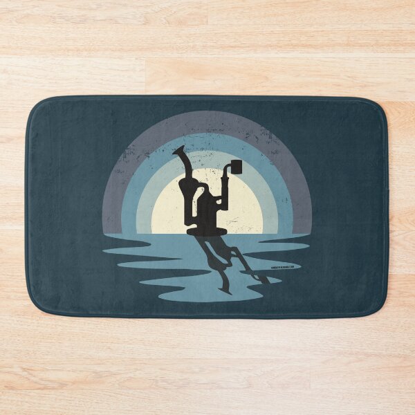 Item preview, Cool Stoner Sunset Design with a Recycling Dab Rig Silhouette (Gray Blue) designed and sold by YomeHayin.