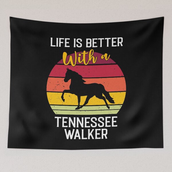 Item preview, Life Is Better With A Tennessee Walker - Funny Vintage Horse Saying  designed and sold by Creative Angel.