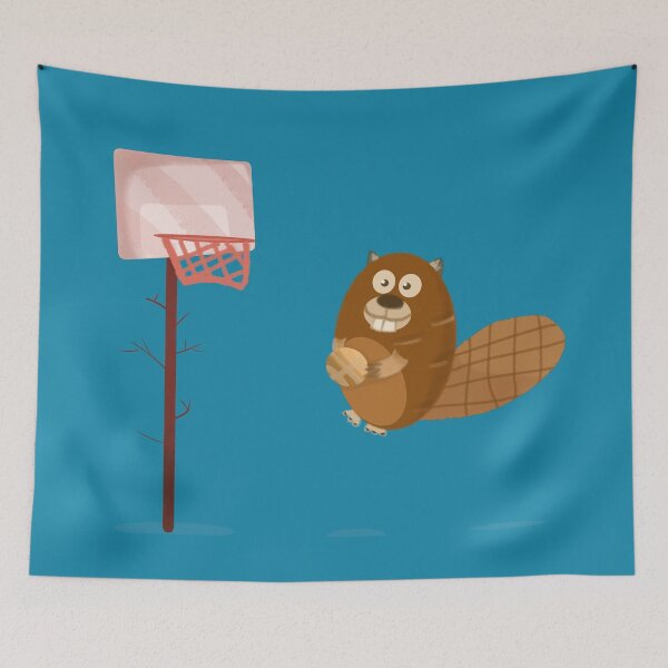 Item preview, Beaver Bark Basketball Sport designed and sold by MILdecals.
