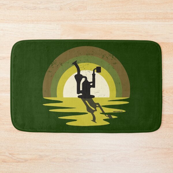 Item preview, Cool Stoner Sunset Design with a Recycling Dab Rig Silhouette (Green) designed and sold by YomeHayin.