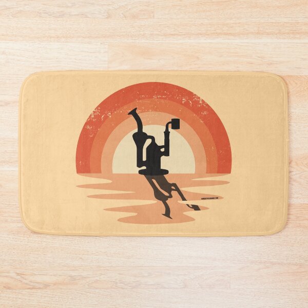 Item preview, Cool Stoner Sunset Design with a Recycling Dab Rig Silhouette (Orange) designed and sold by YomeHayin.