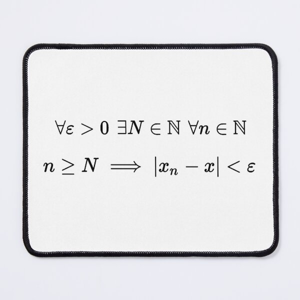 Item preview, formal definition of a limit, sequence version, calculus and math designed and sold by NoetherSym.