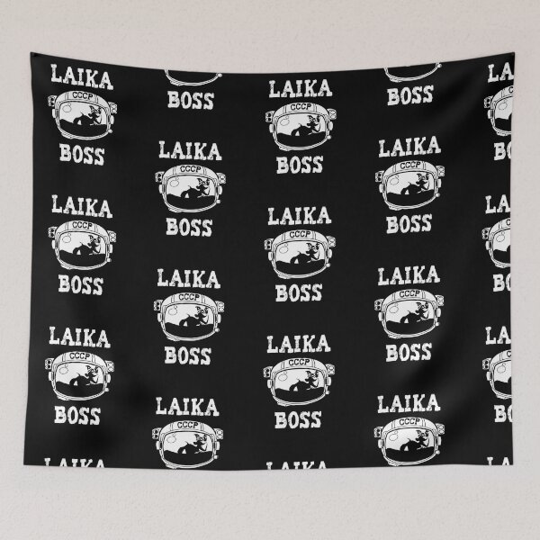 Item preview, Laika Boss Russian Space Dog Cosmonaut designed and sold by tronictees.
