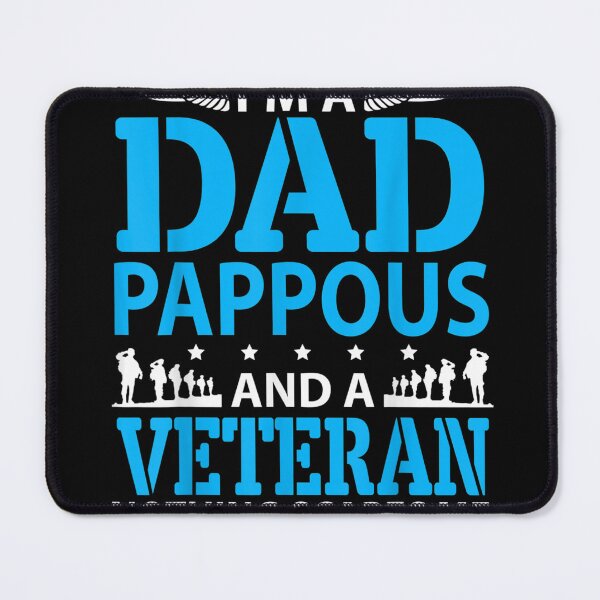Item preview, I39;m A Dad Pappous And A Veteran Nothings Scares Me Shirt designed and sold by AglerMiles.