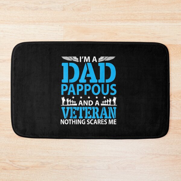 Item preview, I39;m A Dad Pappous And A Veteran Nothings Scares Me Shirt designed and sold by AglerMiles.