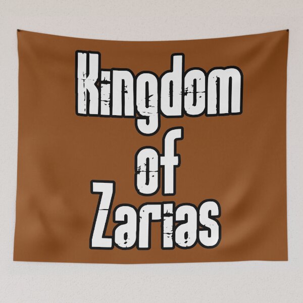 Item preview, Kingdom of Zarias Logo- White on Brown designed and sold by Greenwood2112.
