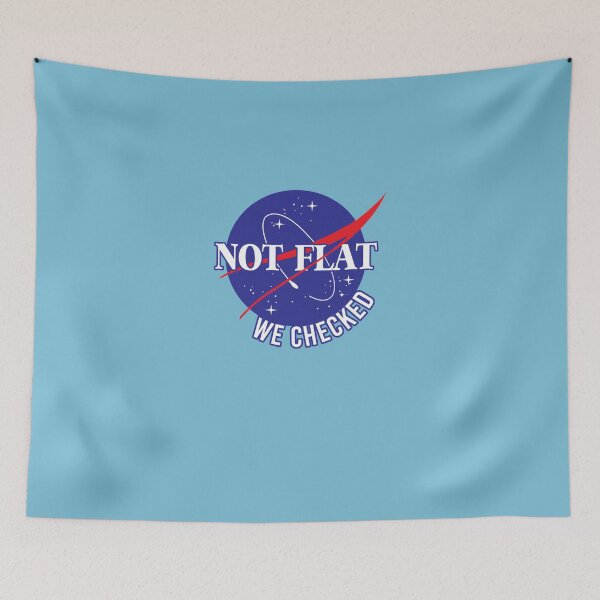 Item preview, NASA Not Flat We Checked Essential T-Shirt designed and sold by SarahEmmer.