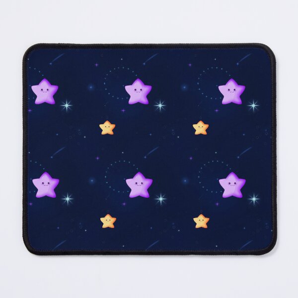 Kawaii Stars in Space Mouse Pad